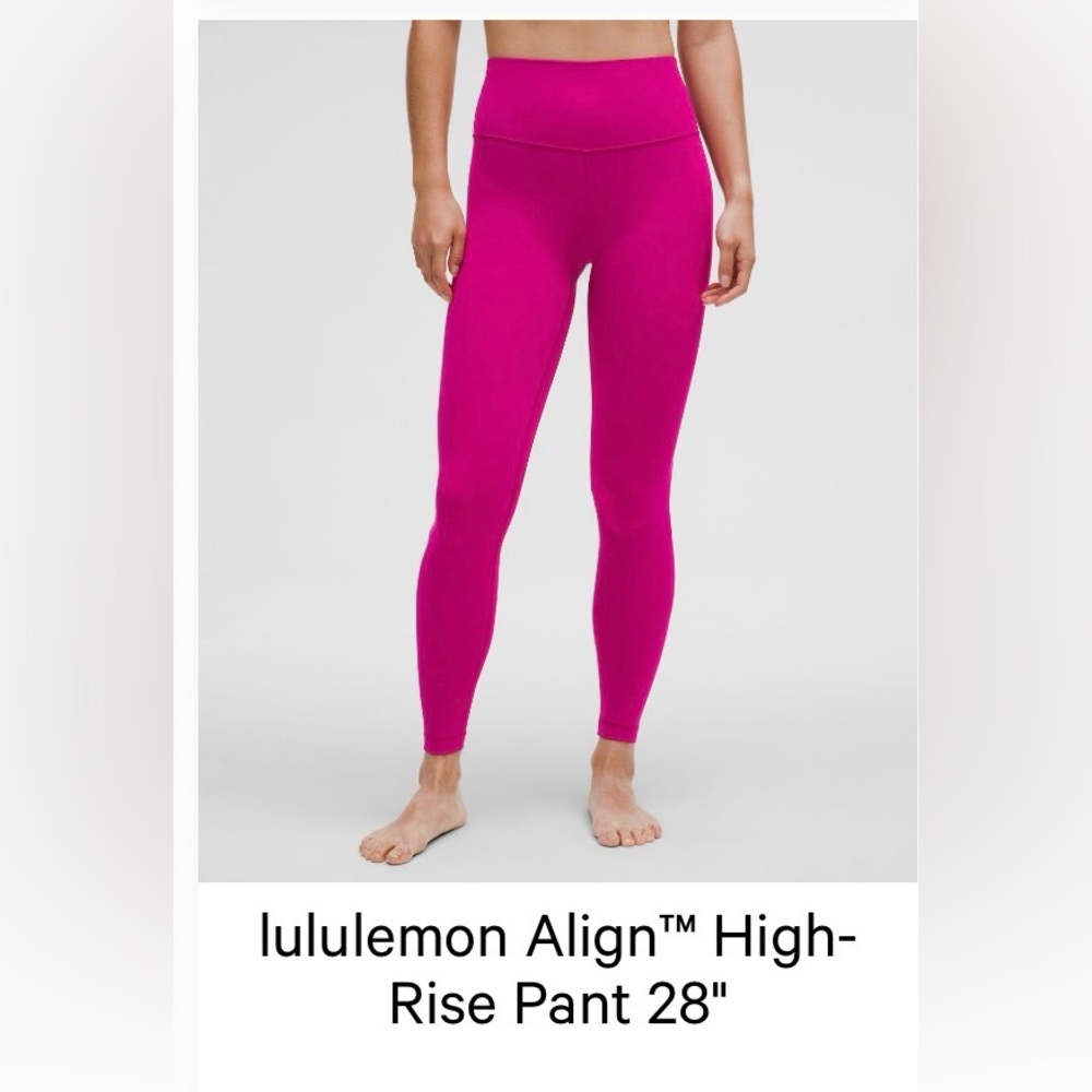 lululemon athletica Pink High-Rise Leggings